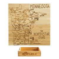 4 piece puzzle bamboo coaster with storage case. Lightweight, durable and......