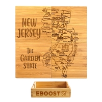 New Jersey Puzzle Coaster Set