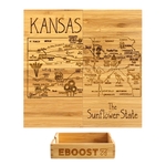 Kansas Puzzle Coaster Set