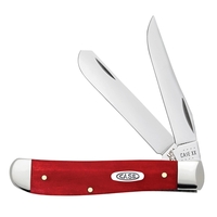 Smooth Red Bone Mini Trapper with 2 stainless steel blades.... from ASI 44260...
