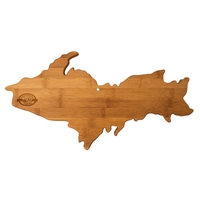 Upper Peninsula shaped cutting boards are great for vacation or travel......