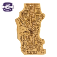 Seattle shaped bamboo city life board.... from ASI 91565 Totally Bamboo