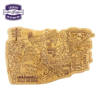 San Diego shaped bamboo city life board.... from ASI 91565 Totally Bamboo
