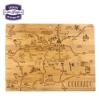 Colorado shaped destination cutting board.... from ASI 91565 Totally Bamboo