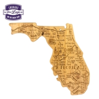 Florida shaped destination cutting board.... from ASI 91565 Totally Bamboo