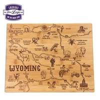 Wyoming shaped destination cutting board.... from ASI 91565 Totally Bamboo