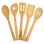 5-Piece Bamboo Cooking Utensil Set