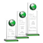 Arden Globe Award - Green/Silver
