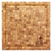 Pro blocks parquet end grain pro cutting/serving board.... from ASI 91565...
