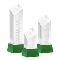 Barone Award on Base - Green