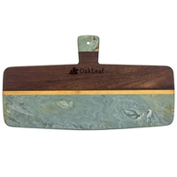 Slate and Acacia Paddle Serving Board