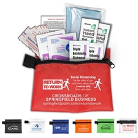 13 piece safety kit in a zippered pouch... from ASI 62660 Innovation Line