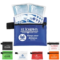 5" x 4 1/4" vinyl and polyester zip pouch with two... from ASI 62660...