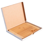 8" Two-Tone Cutting Board with Engraved Gift Box