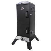 A propane smoker featuring 4 cubic feet of overall cooking capacity... from...