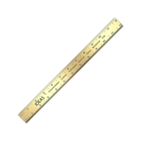 Brass ruler, 12" x 1".... from ASI 53430 Executive Line / Executive Line™