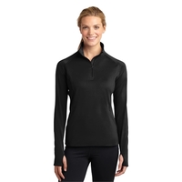 Sport-Tek Ladies Sport-Wick Stretch 1/2-Zip Pullover.... from ASI 84863 SanMar