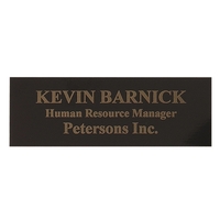 Black/Gold Brass Plate.... from ASI 81500 Navitor Inc