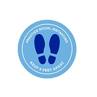 Weather resistant and repositionable full color floor decal.... from ASI...