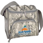 6 Can Desert Digital Camouflage Poly Cooler W/Bottle Holder