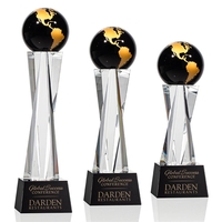 Havant Globe Award - Black/Gold... from ASI 84592 St Regis Group / St Regis