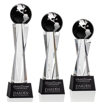 Havant Globe Award - Black/Silver