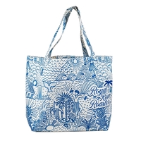 Sublimated Handles Large Bottom Gusset Tote