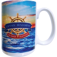 Full Color 15oz White Ceramic Mug