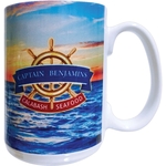 Full Color 15oz White Ceramic Mug