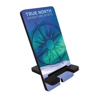 1/4" thick wood phone stand with full color graphics.... from ASI 72521...