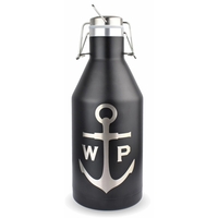 Polar Camel 64 oz. Black Vacuum Insulated Growler with Swing-Top Lid... from...