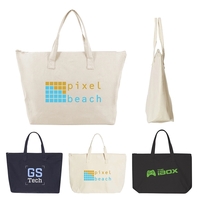 22" Zippered Cotton Canvas Tote Bag... from ASI 31517 Admart Products /...