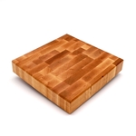Professional Cherry End Grain Cutting Board 12" x 12" x 2"