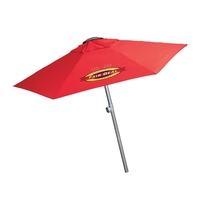 7 FT Telescopic Aluminum Market Umbrella