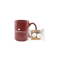 15 oz. Ceramic Mug with Mini S'mores Kit