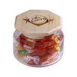 Small Candy Jar with Wood Lid