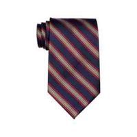 Ghurka Brown Red and Tan Stripe Tie