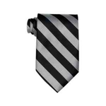 Black & Grey School Stripe Tie