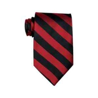 Black & Red School Stripe Tie