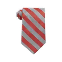 Red & Grey School Stripe Tie