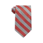 Red & Grey School Stripe Tie