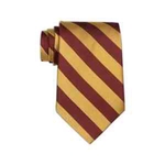 Maroon & Gold School Stripe Tie
