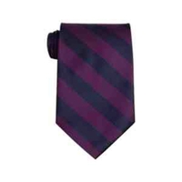 Purple and navy blue collegiate stripe tie.... from ASI 98085 Wolfmark