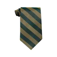 Green & Gold School Stripe Tie
