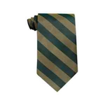 Green & Gold School Stripe Tie