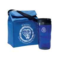 Gift set with Koozie (TM) Lunch Sack and 16 oz. Roller... from ASI 80330 ZZ -...