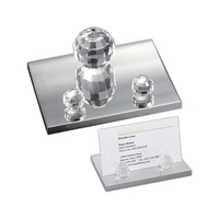 Crystal and silver card holder.... from ASI 55540 Furniward Company / Furniward