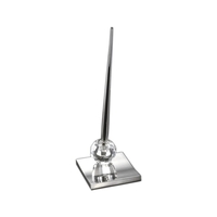 Crystal and silver pen holder with pen.... from ASI 55540 Furniward Company /...