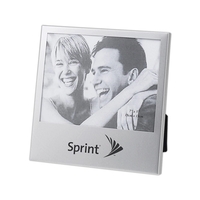 Brush metal silver photo frame fits 5" x 7" photo.... from ASI 55540...