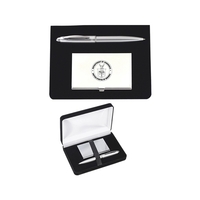 Card case and pen gift set, 6 3/4" x 5 3/4"... from ASI 55540 Furniward...